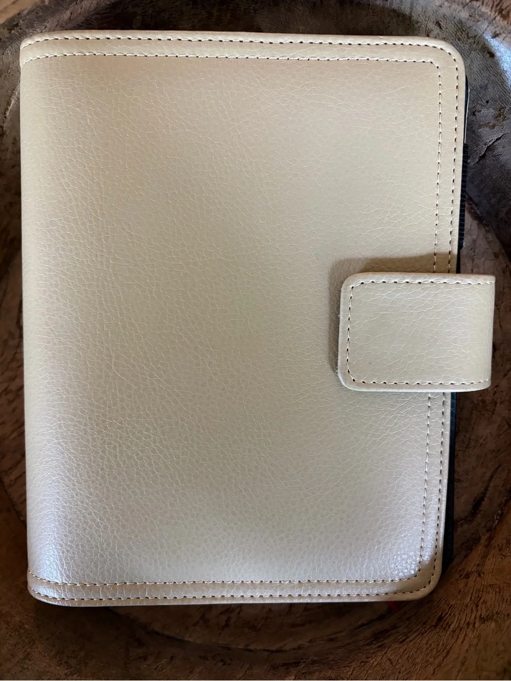 Franklin Covey 365 Monthly/Weekly 6-Ring Taupe Snap-Closure Organizer Nice